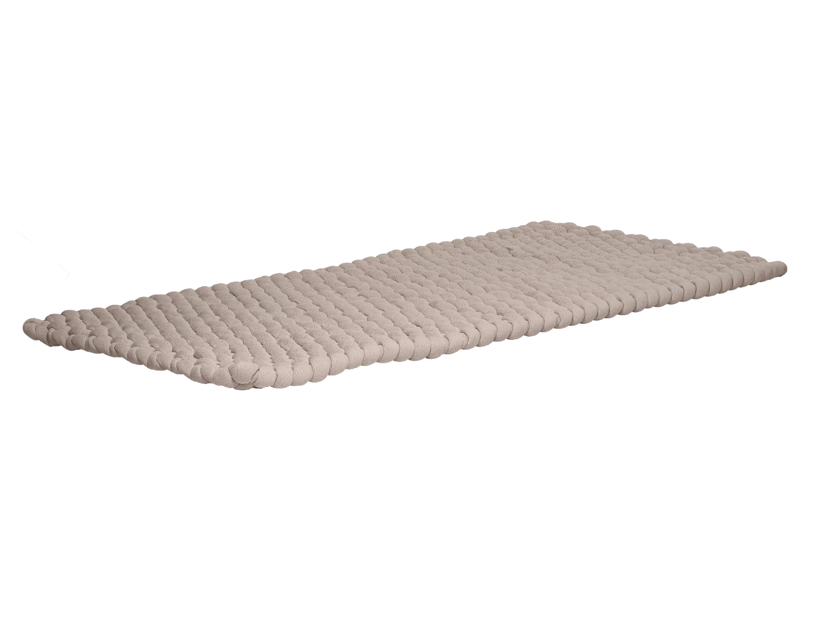 Esteira Flutuante Float Esteira Flutuante Float A tecnologia flutuante do tricô náutico é a base da esteira Float, que pode ser usada dentro e fora d’água. Como flutuador ou tapete de descanso, é uma peça versátil e muito elegante.