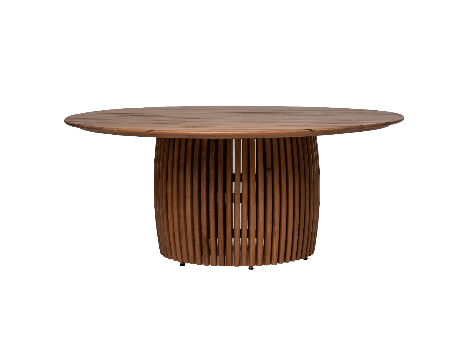 Mesa Barril Inspirada nos traços cheios de verticalidade contemporâneos, a mesa Barril pode ser elaborada em tampo fixo, giratório ou de concreto. Sua materialidade eleva a nobreza da madeira e torna a peça ideal para ambientes com muita diversidade natural.