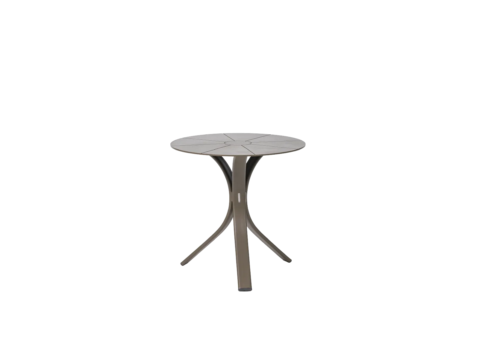 Mesa Lateral Piatto A coleção Piatto é composta de mesa e mesa lateral com minimalismo e estilo para espaços outdoor. Com materiais e formas diretas ao ponto, é uma coleção essencial para ambientes externos de destaque.