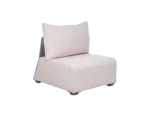 Módulo Fendi Central A coleção Fendi apresenta peças contemporâneas e sofisticadas, perfeitas para ambientes indoor e outdoor. Seu maior destaque é do modulado, que funciona como um conjunto ou enquanto módulos separados, mas sua mesa e espreguiçadeira também garantem conforto e elegância para qualquer projeto.
